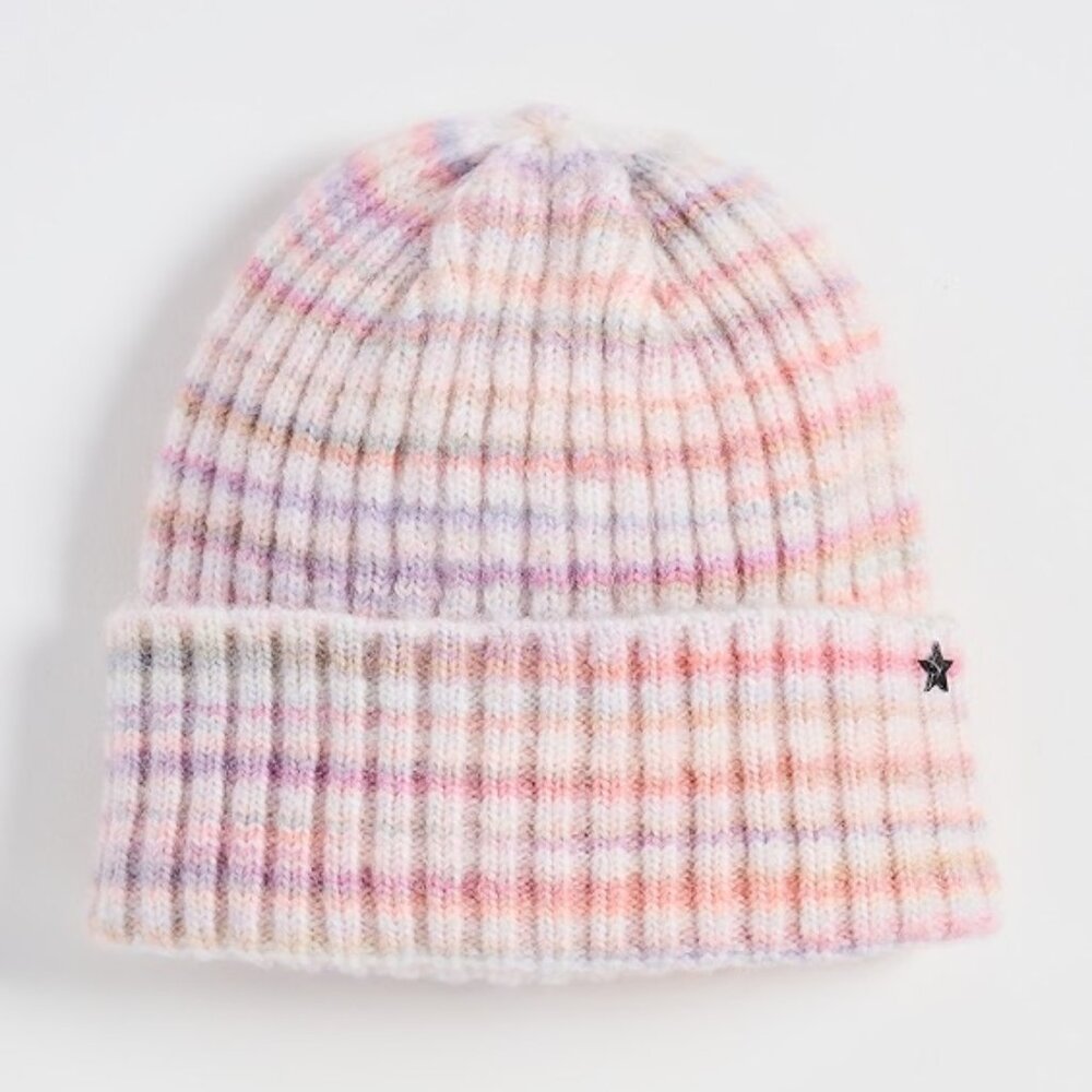 Jocelyn Space Dyed Knit Hat in Pastel‎ Multi, New with Tag